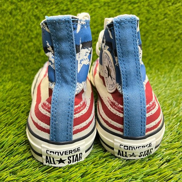 Converse Chuck Taylor All Star High Womens Size 9.5 Red Athletic Shoes Sneakers - Picture 6 of 10